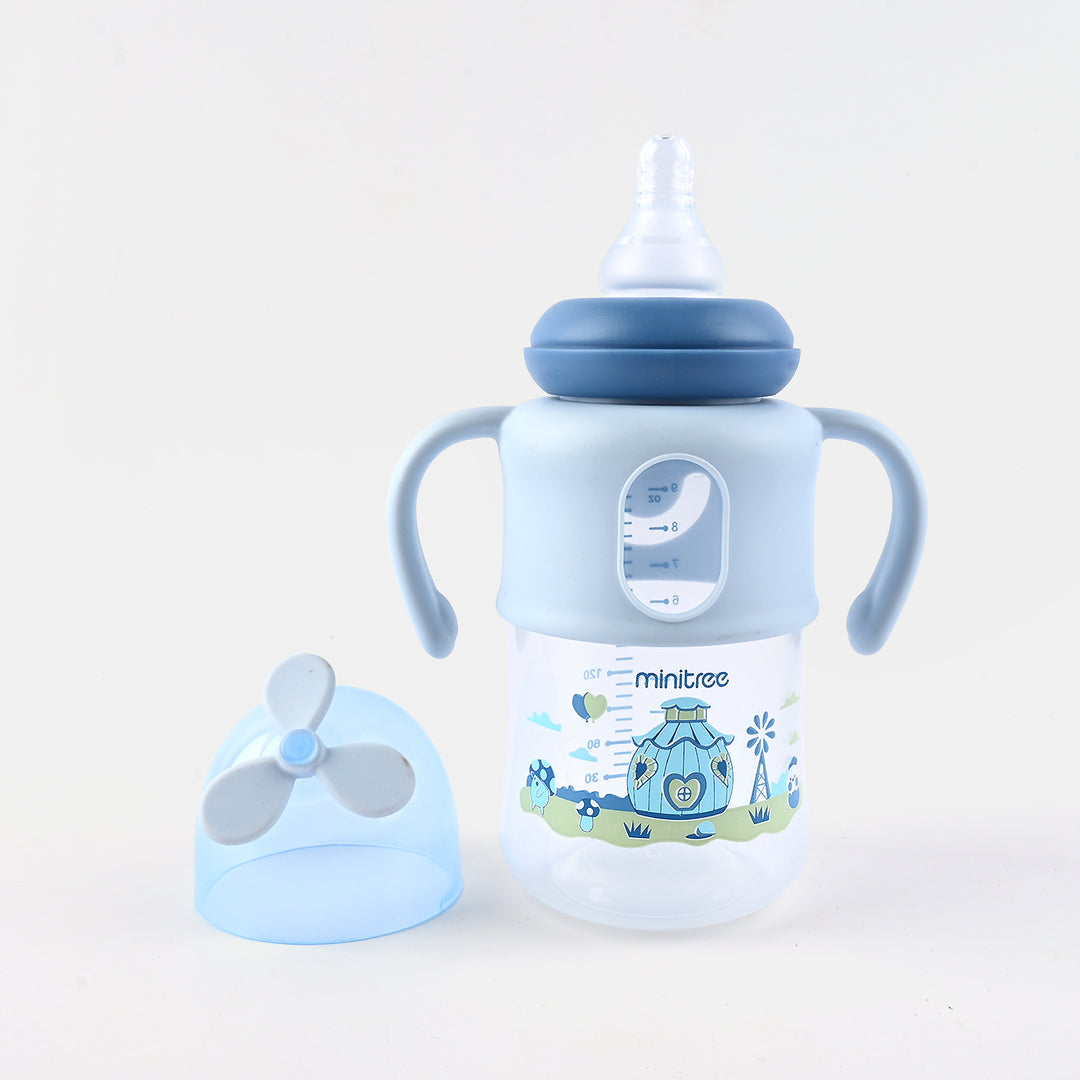 Baby Feeding Bottle Minitree With Handle | Blue | 270ml