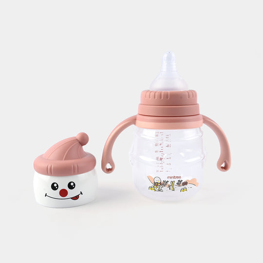 Baby Feeding Bottle Minitree With Handle | Pink | 210ml