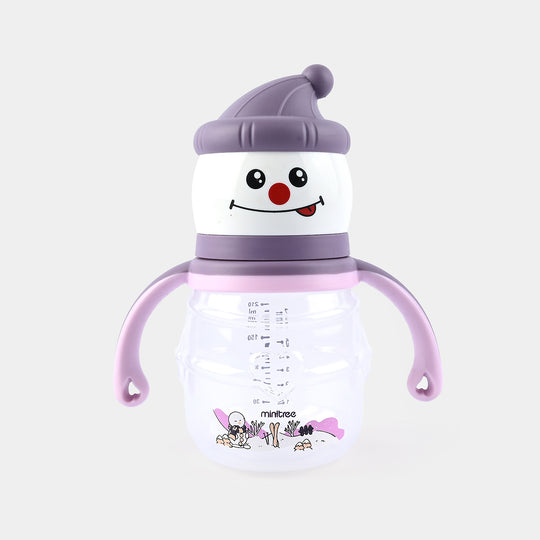 Baby Feeding Bottle Minitree With Handle | Purple | 210ml