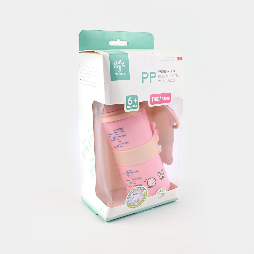 Baby Feeding Bottle Minitree | Pink | 330ML