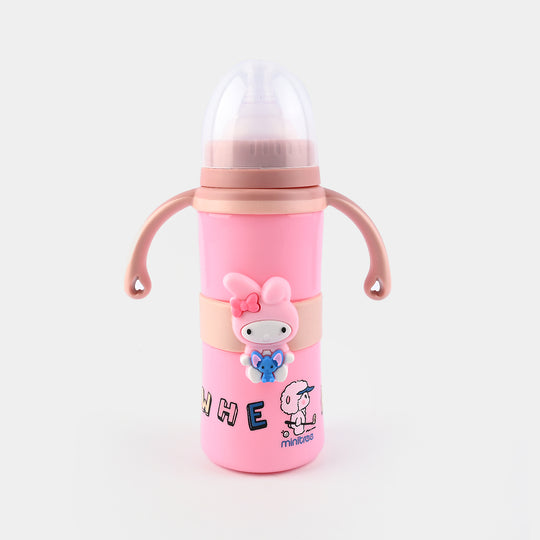 Baby Feeding Bottle Minitree | Pink | 330ML