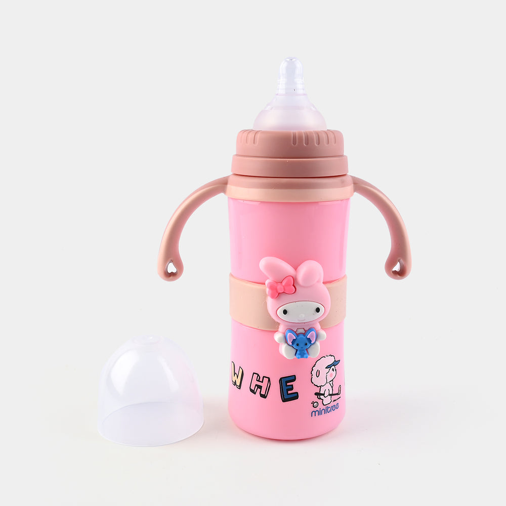 Baby Feeding Bottle Minitree | Pink | 330ML