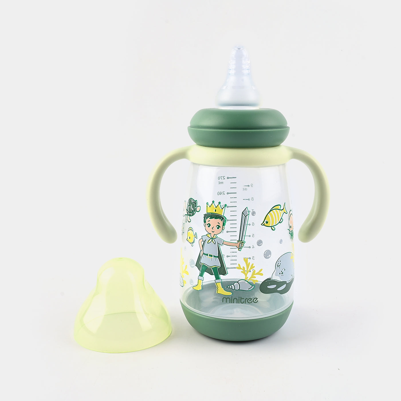 Baby Feeding Bottle Minitree | Green | 270ML