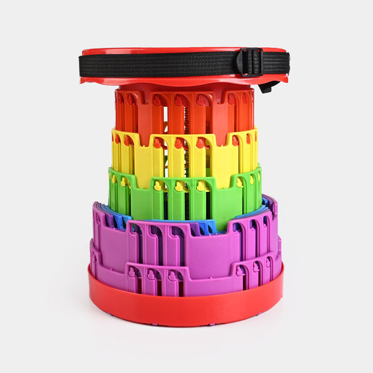 Folding Extension Stool Rainbow Red | 60KG