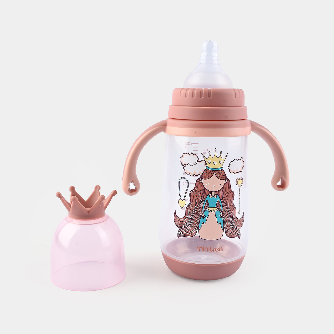 Baby Feeding Bottle Minitree | Pink | 330ML