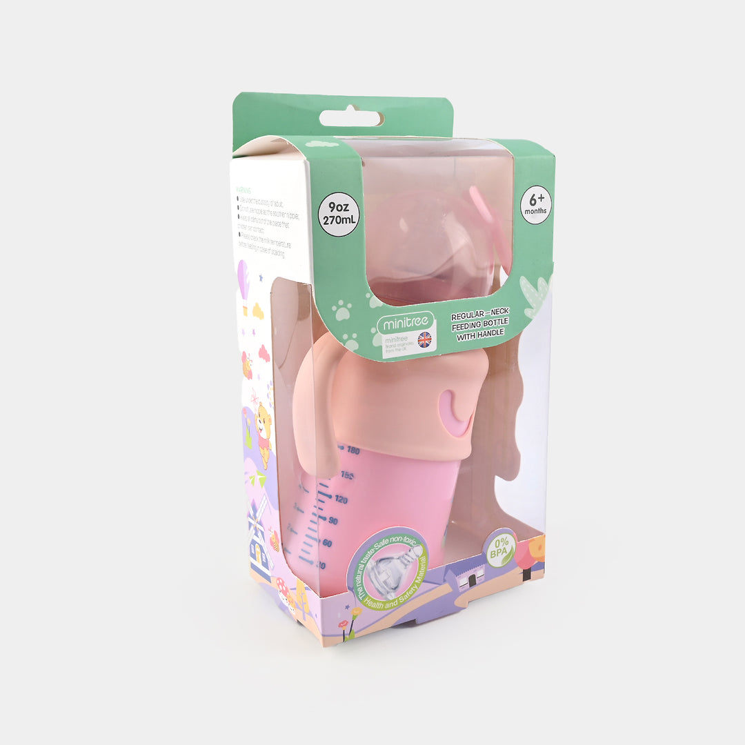 Baby Feeding Bottle Minitree | Pink | 270ML