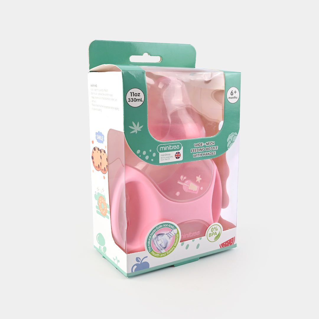 Baby Feeding Bottle Minitree | Pink | 330ML