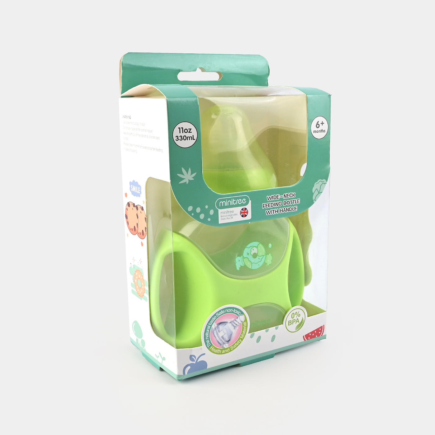 Baby Feeding Bottle Minitree | Green | 330ML