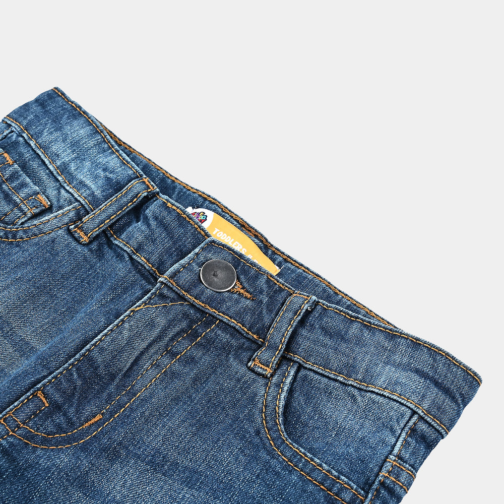 Boys Basic Denim Short-Dk.Blue