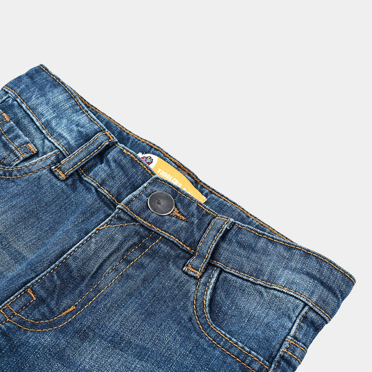 Boys Basic Denim Short-Dk.Blue