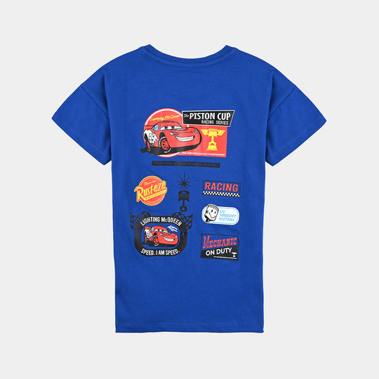 Boys Cotton Jersey T-Shirt H/S-Blue