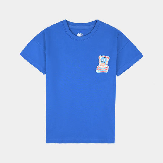 Boys Cotton Jersey T-Shirt H/S Character -C.Blue