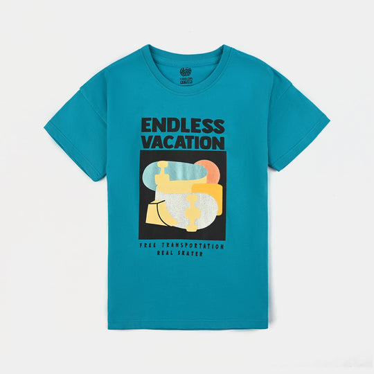 Boys Cotton Jersey T-Shirt H/S Endless Vacation