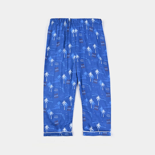 Boys Viscose Nightwear Cool Waves-Blue