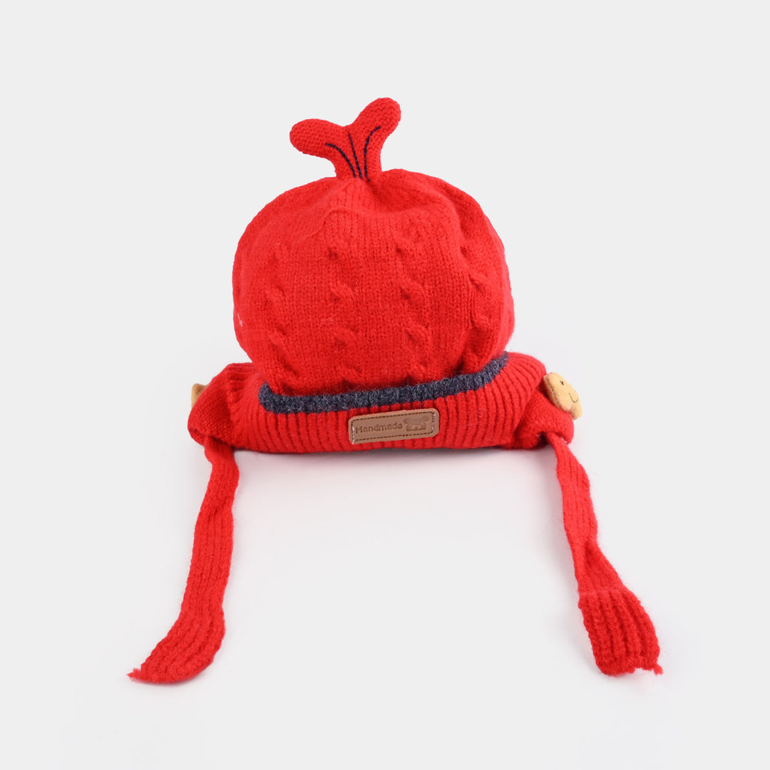 Baby Winter Woolen Cap/Hat - 12M+