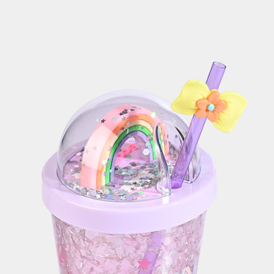 Acrylic Straw Mug With Light