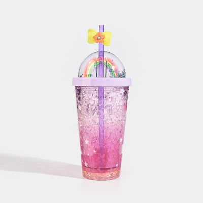 Acrylic Straw Mug With Light