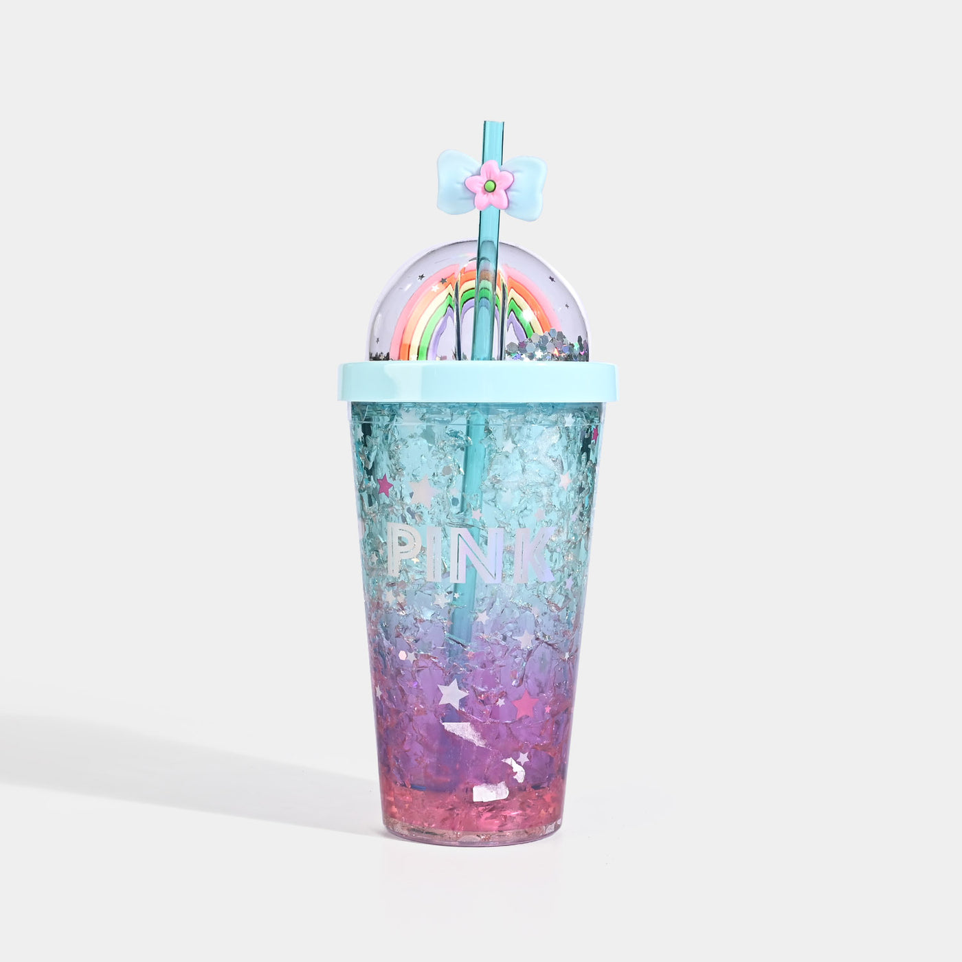 Acrylic Straw Mug With Light