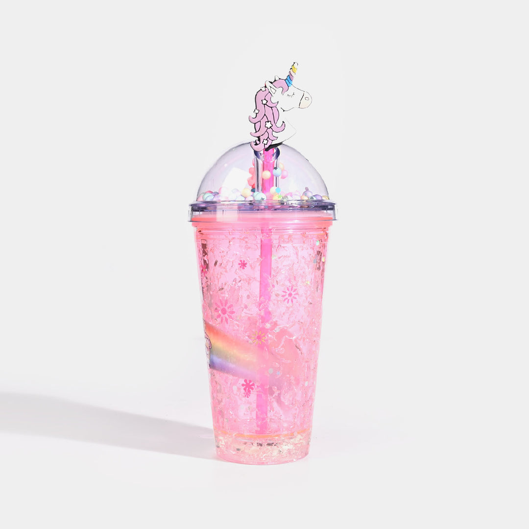 Acrylic Straw Mug With Light