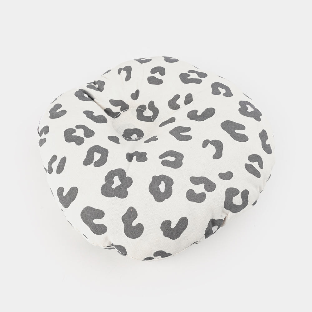 Baby Round Pillow | Black & Off White