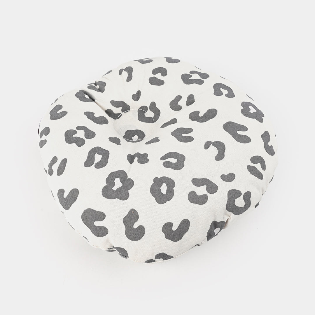 Baby Round Pillow | Black & Off White