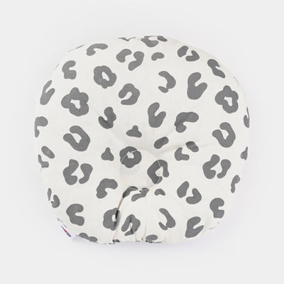 Baby Round Pillow | Black & Off White