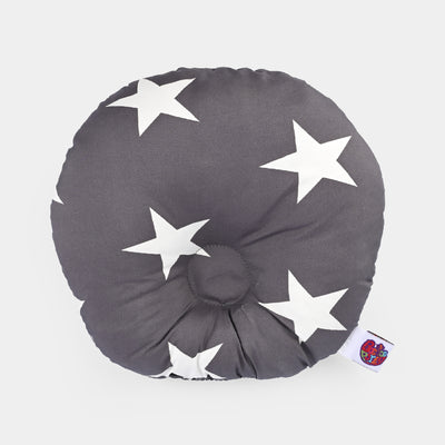 Baby Round Pillow | Black Star