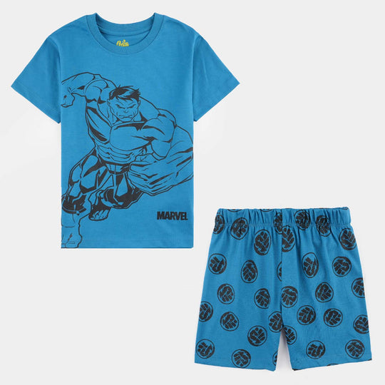 Boys Poly Cotton Jersey Knitted Nightwear