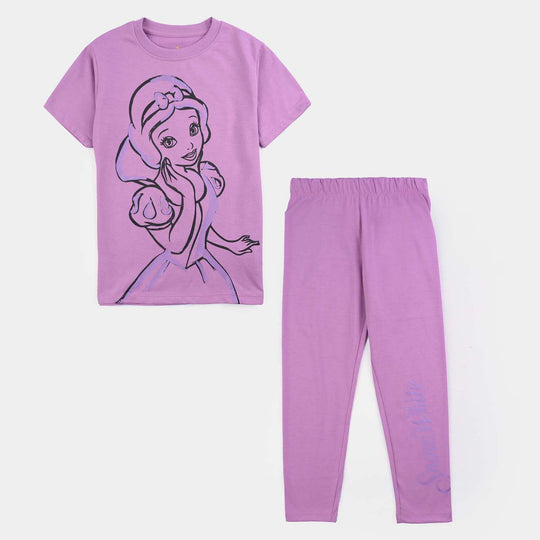 Girls Poly Cotton Jersey Night Suit