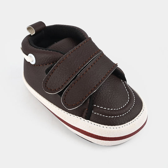 Baby Boy Booties 1960-BROWN