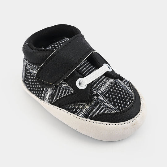 Baby Boy Booties 1962-BLACK