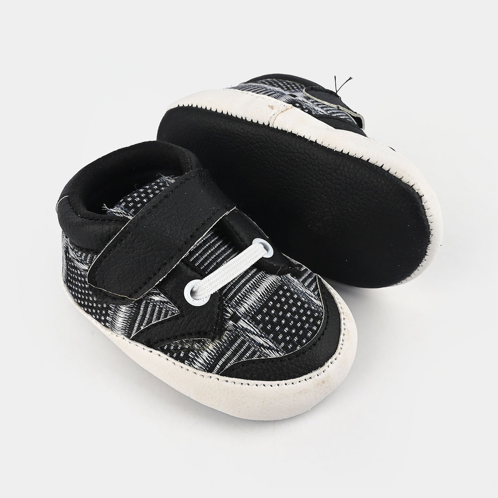 Baby Boy Booties 1962-BLACK