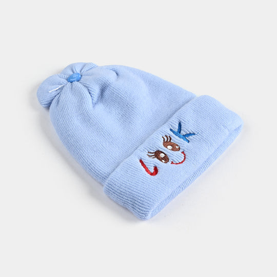 Baby Winter Cap/Hat Look Embroidered | 6M+