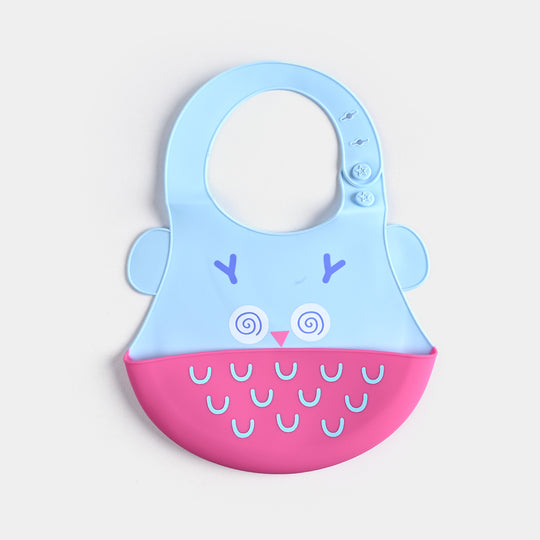 FOLDABLE SILICON BABY BIB | 6M+