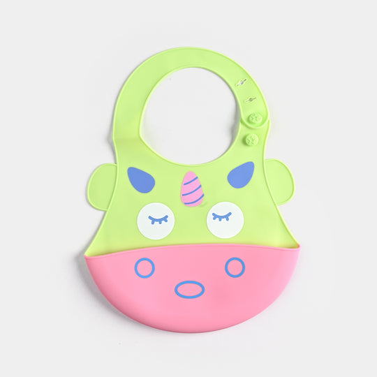 FOLDABLE SILICON BABY BIB | 6M+