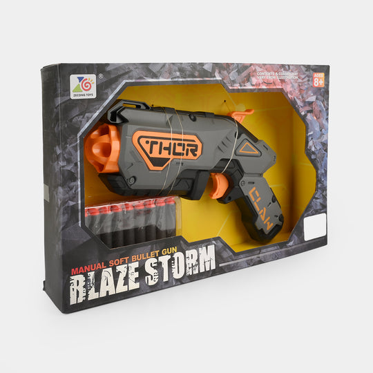 Blaze Storm Manual Soft Dart Blaster