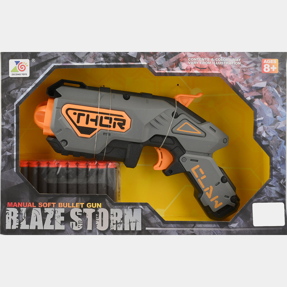 Blaze Storm Manual Soft Dart Blaster