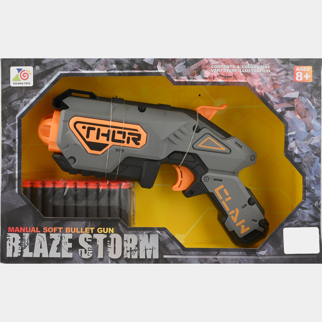 Blaze Storm Manual Soft Dart Blaster