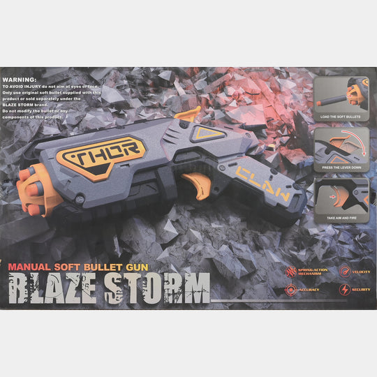 Blaze Storm Manual Soft Dart Blaster