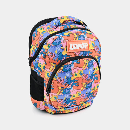 BP-LEVUP PAINT DOODLES SCHOOL BACKPACK