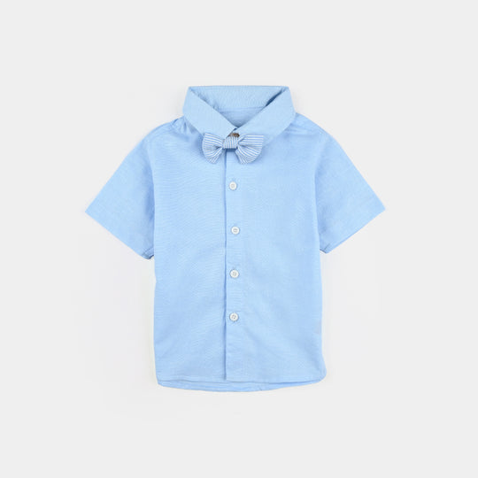 Infant Boys Suit Blue Stripe-Coat Style-LT.Blue