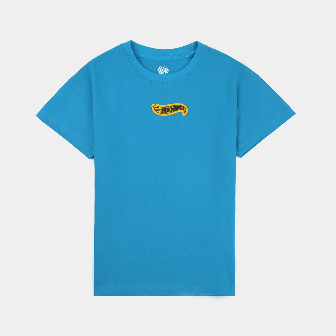 Boys Cotton Jersey T-Shirt H/S Hot Wheels