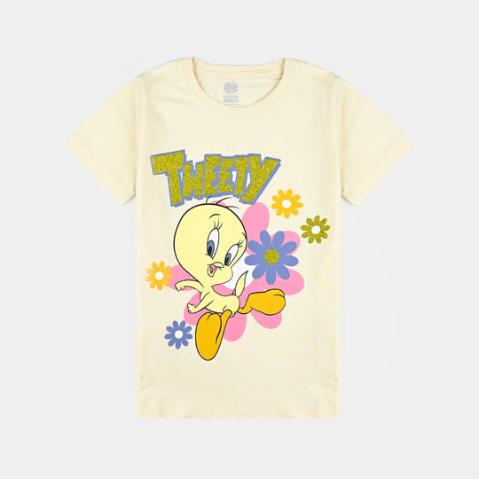 Girls Cotton Jersey T-Shirt H/S Character