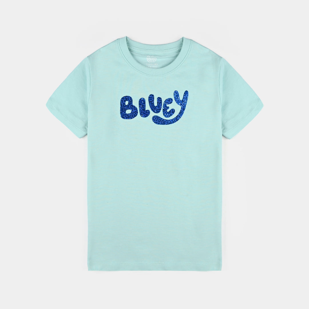 Girls Cotton Jersey T-Shirt H/S Bluey