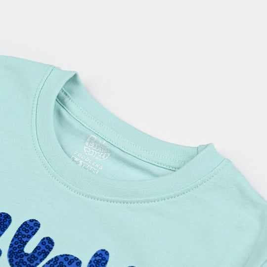 Girls Cotton Jersey T-Shirt H/S Bluey