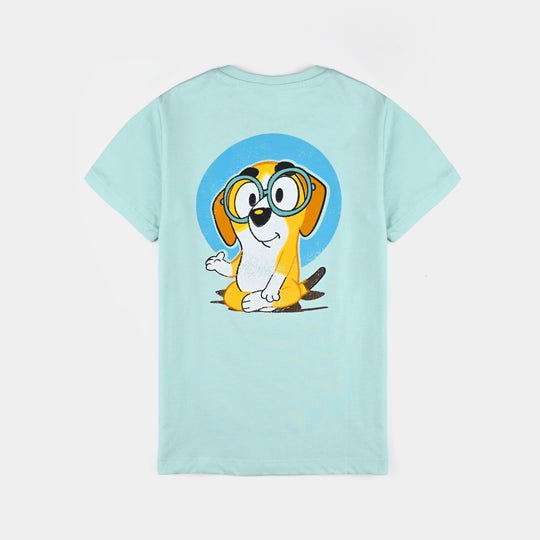 Girls Cotton Jersey T-Shirt H/S Bluey