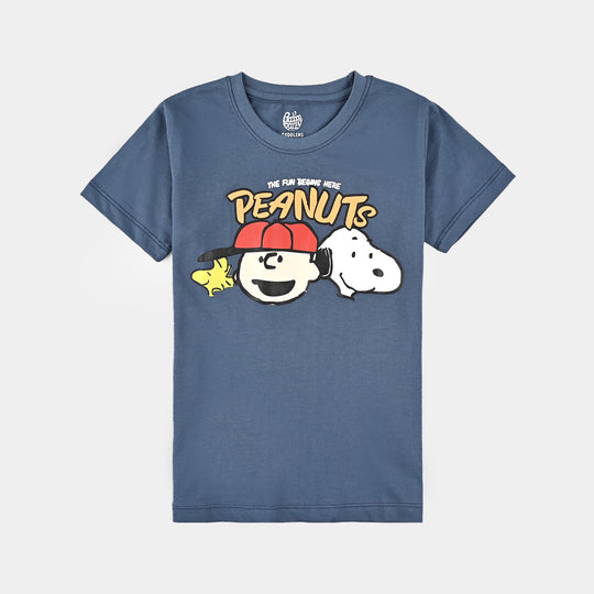 Boys Cotton Jersey T-Shirt H/S Peanuts