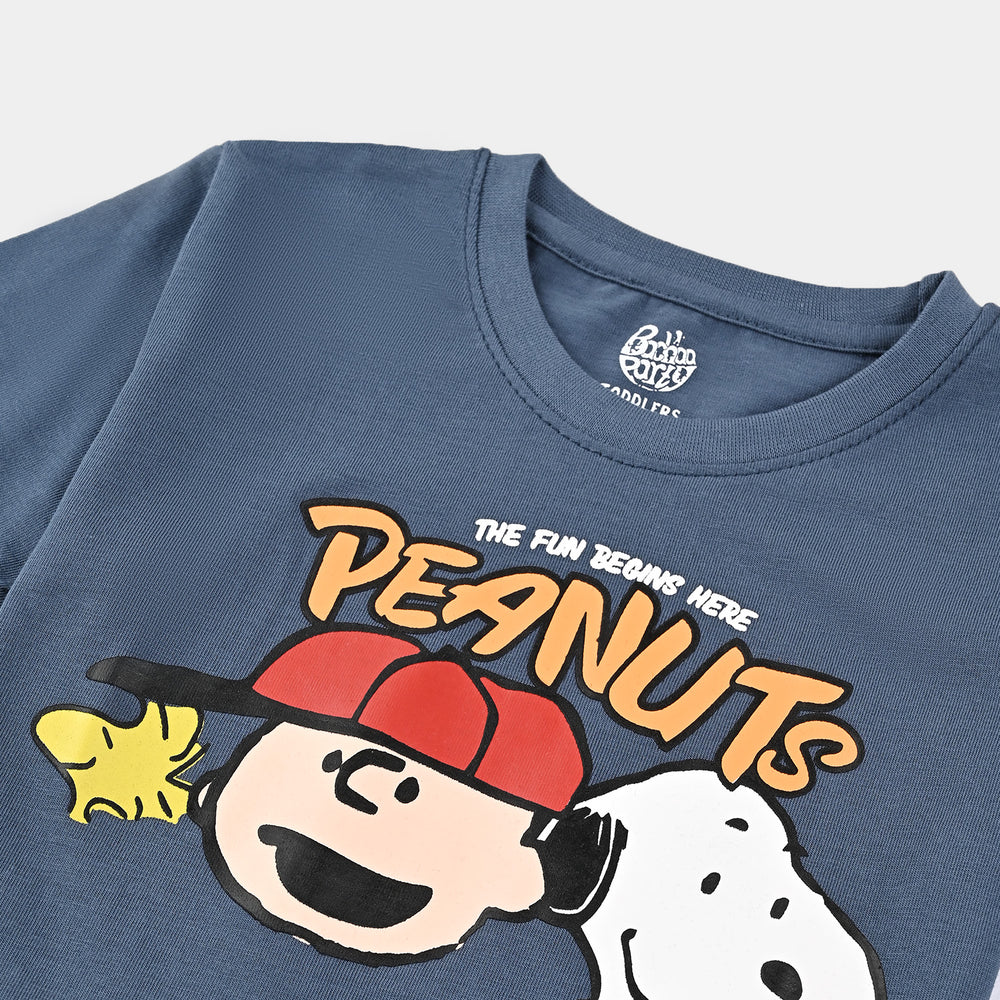 Boys Cotton Jersey T-Shirt H/S Peanuts