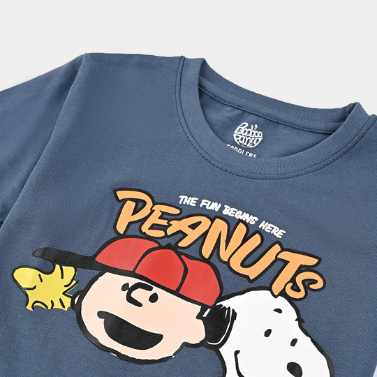 Boys Cotton Jersey T-Shirt H/S Peanuts