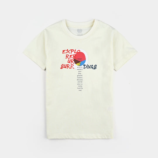 Boys Cotton Jersey T-Shirt H/S New World